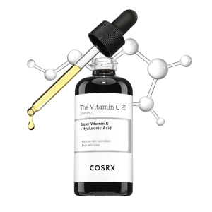 COSRX Pure Vitamin C 23% Serum with Vitamin E & Hyaluronic Acid, Brightening & Hydrating Facial Serum