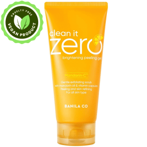 BANILA CO Clean it Zero Brightening Peeling Gel - Gentle Exfoliating Gel with Mandarin Orange Extract for Smooth & Radiant Skin