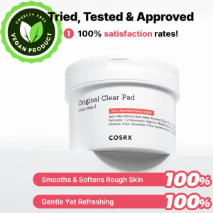 COSRX BHA Toner Pads, 70 Sheets, Exfoliating Pads for Dead Skin & Blackheads, Minimize Pores, Prevent Breakouts, Improve Skin Texture