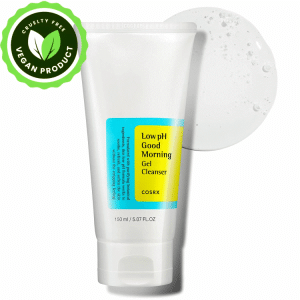 COSRX Low pH Good Morning Gel Cleanser, Daily Mild Face Cleanser for Sensitive Skin with BHA & Tea-Tree Oil