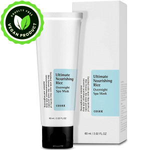 COSRX Ultimate Nourishing Rice Overnight Spa Mask | Rice Extract 68% and Niacinamide 2%