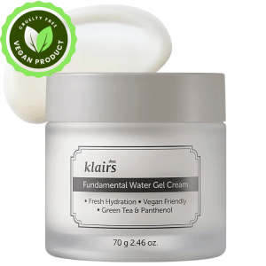 Dear Klairs Fundamental Water Gel Cream | Vegan, Jeju Green Tea Water and Panthenol