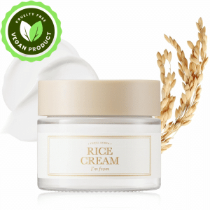I'm from Rice Cream, 41% Rice Bran Essence with Ceramide, Glowing Look, Improves Moisture, Nourishes Deeply, Smoothening, Skin Tone