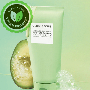 Glow Recipe Avocado Ceramide Moisture Barrier Face Cleanser, Daily Makeup Remover & Gentle Face Wash with Avocado Oil for Skin Barrier Repair (150ml)