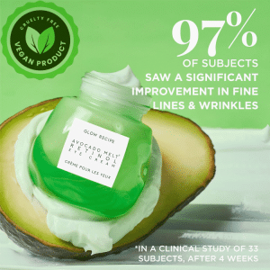 Glow Recipe Avocado Retinol Eye Cream for Wrinkles - Overnight Under Eye Cream for Dark Circles, Firming & Brightening Dull, Puffy Eyes (15ml)