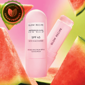 Glow Recipe Face Sunscreen Stick SPF 45 - Travel Size Roll On Korean Sunscreen with Hydrating Hyaluronic Acid & Niacinamide for a Dewy Glow - No White Cast