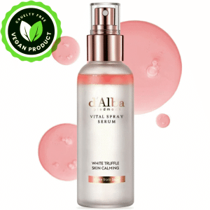 d'Alba Italian White Truffle VITAL SPRAY Serum, Calming and Hydrating Facial Mist for Red and Sensitive Skin, Vegan 3.38 fl oz/100ml
