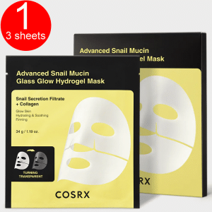 Advanced Snail Mucin Glass Glow Hydrogel Mask