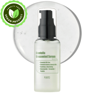PURITO Centella Unscented Serum, for All Skin Types, Ampoule, Soothing, Calming, Facial Serum, Vegan & Cruelty-Free, Korean Skin Care 60ml 2fl.oz