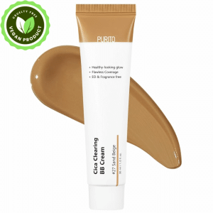 PURITO Cica Clearing BB Cream #27 Sand Beige, Vegan bb cream 1 fl.oz / 30ml